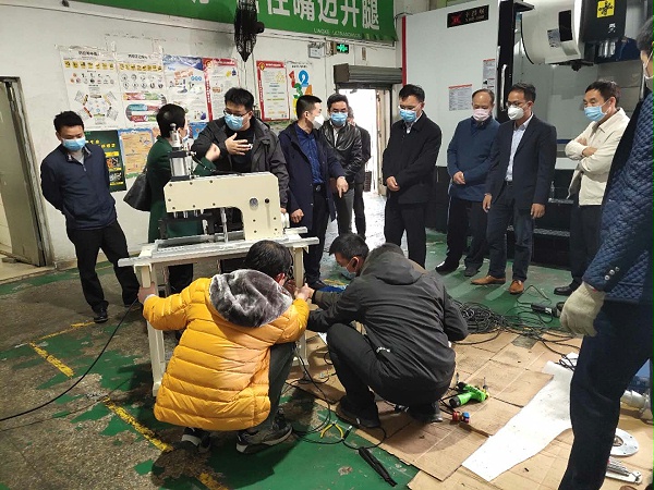 珠海市張副市長(zhǎng)考察靈科超聲波